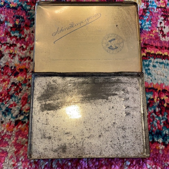 Antique Players Navy cut Tin  cigarettes med 50 - Picture 2 of 7